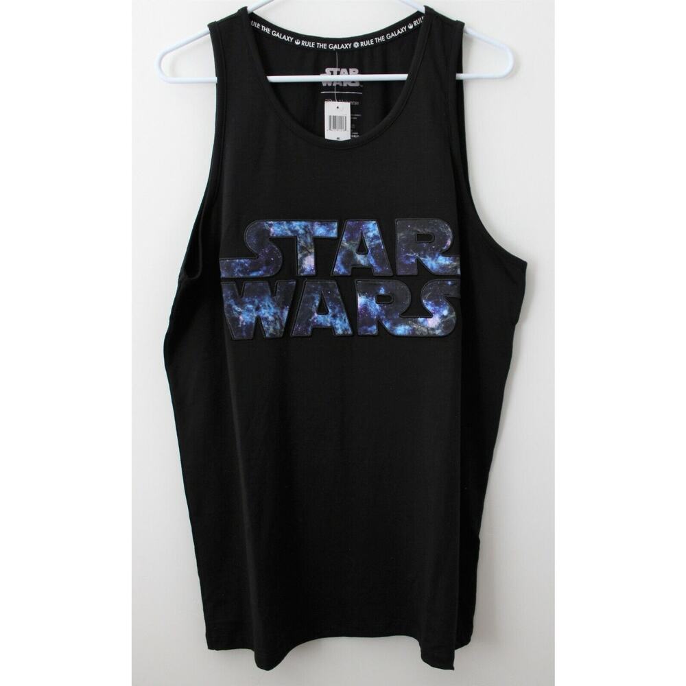 Disney Star Wars Our Universe Mens Size M Tank Top Rule the Galaxy Embossed NWT